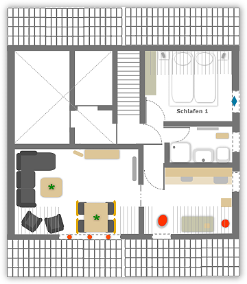 Grundriss Wohnung 2te Heimat